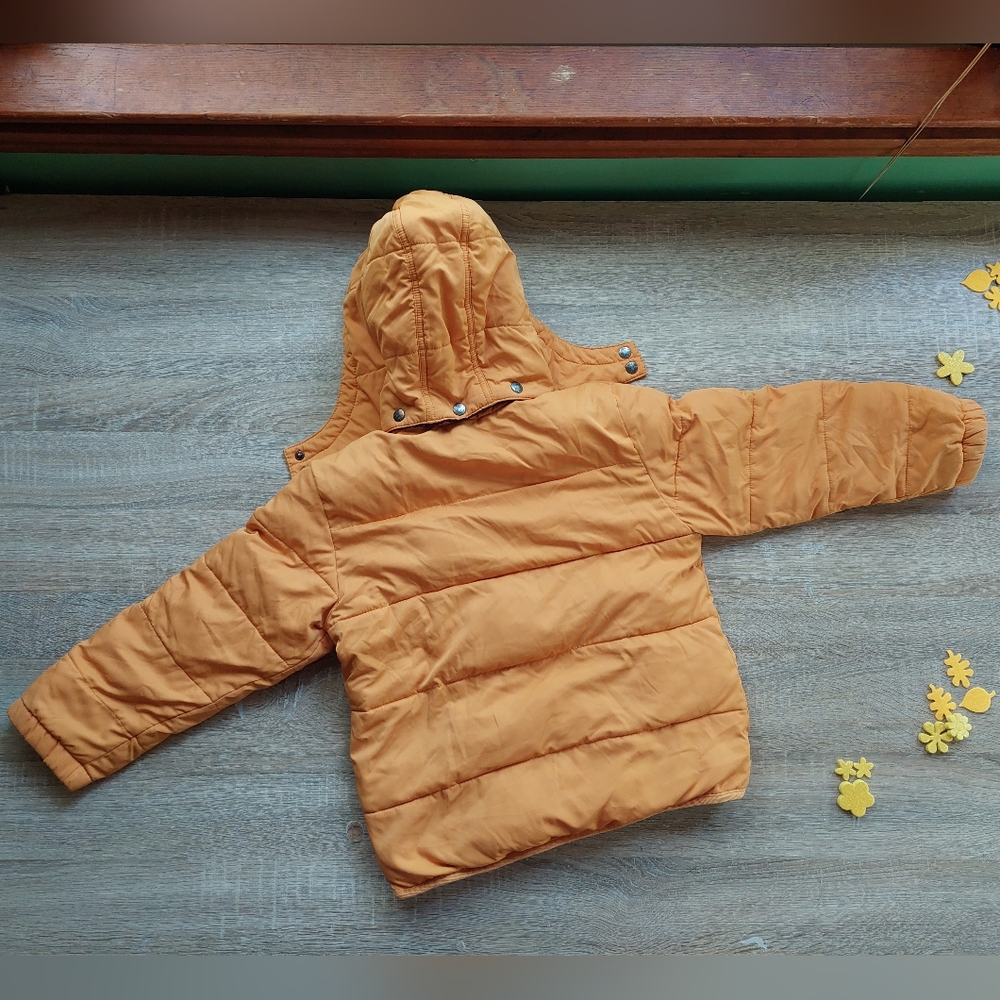 Mini Boden yellow puffer coat 7-8 years - Picture 5 of 16